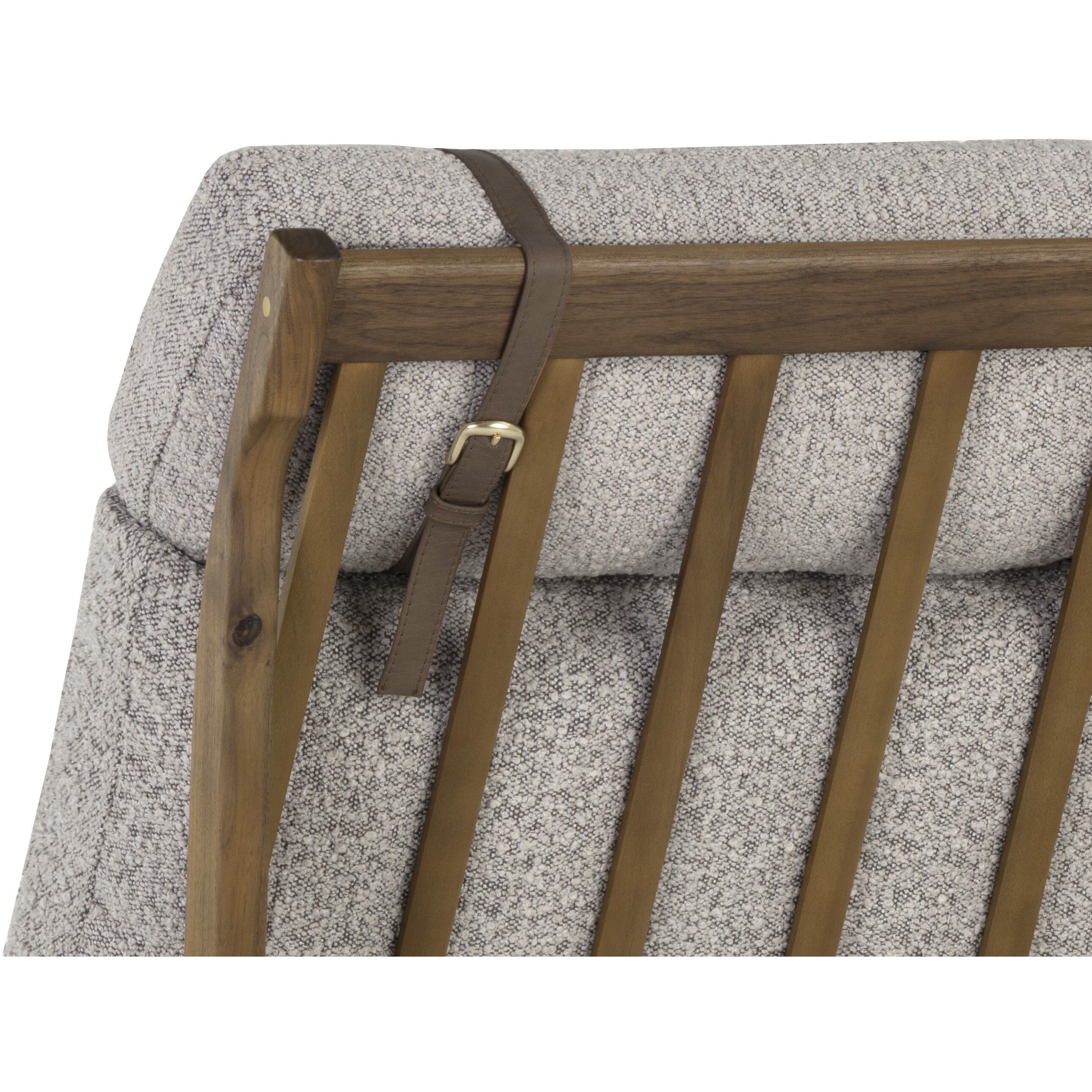 Elanor Walnut / Copenhagen Cappuccino Lounge Chair